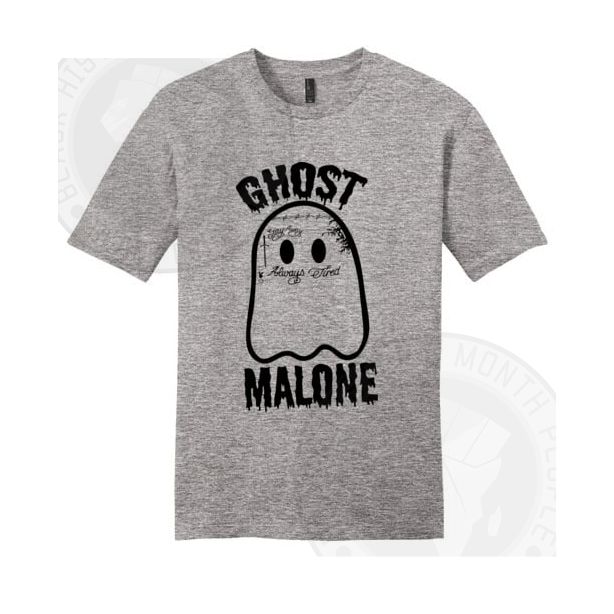 Ghost Malone Black Text T-shirt