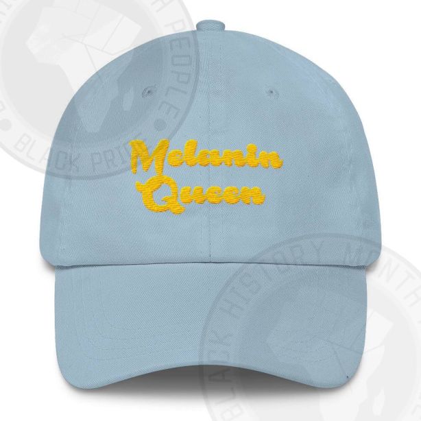 Melanin Yellow Text Classic Hat