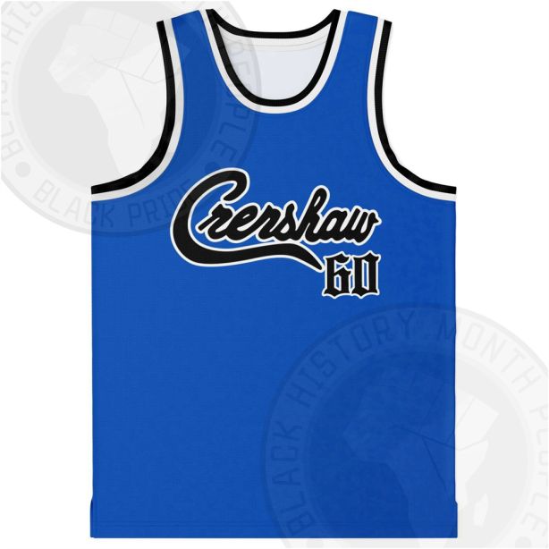 Nipsey-Hussle Crenshaw No 60 Basketball Jersey