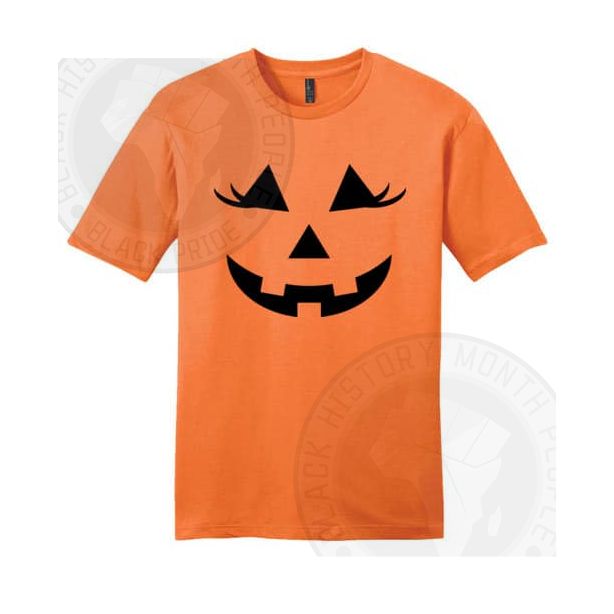 Pumpkin Face Woman T-shirt