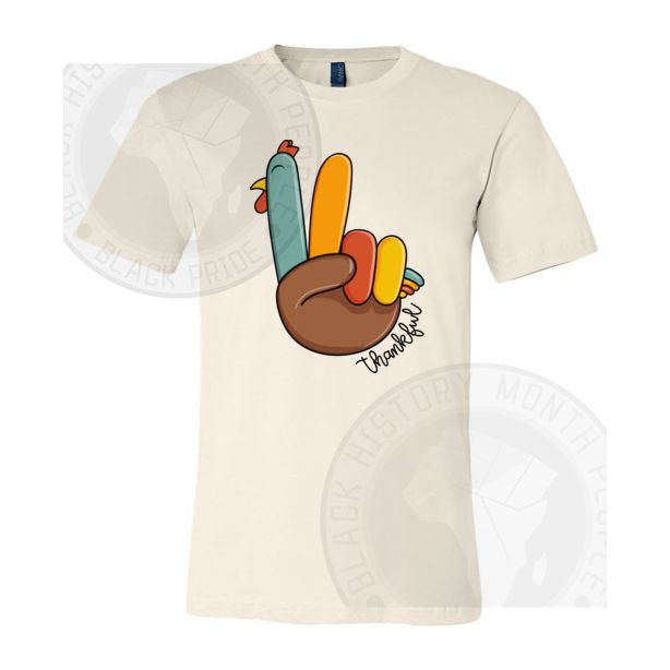 Thankful Peace Turkey T-shirt