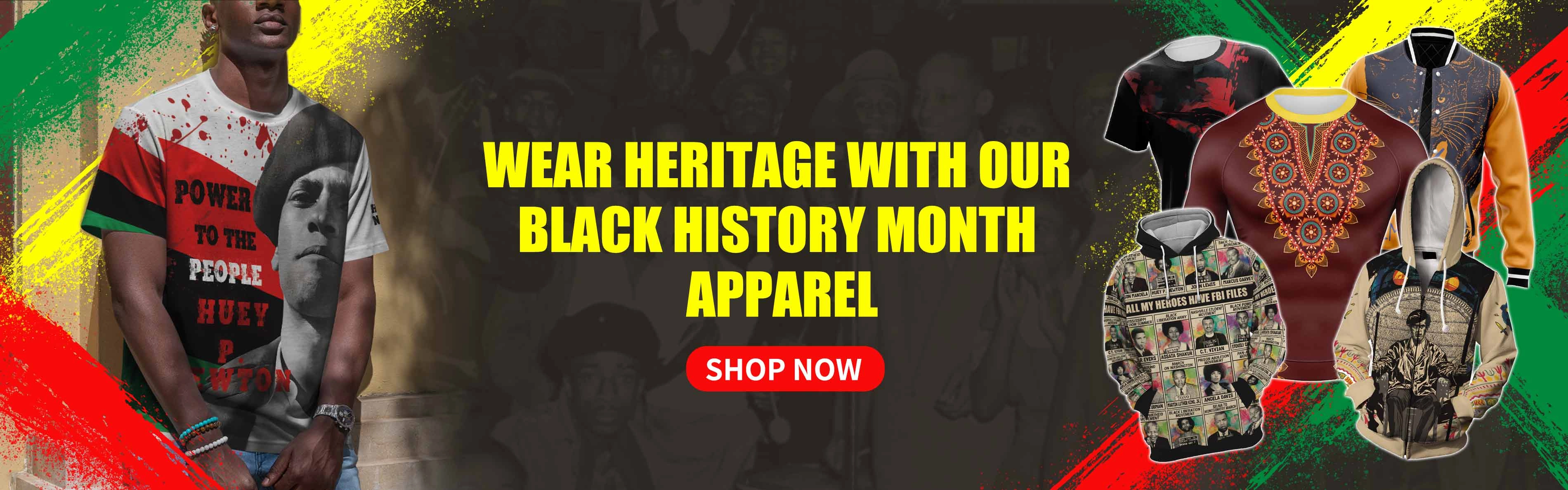 black history month people apparel